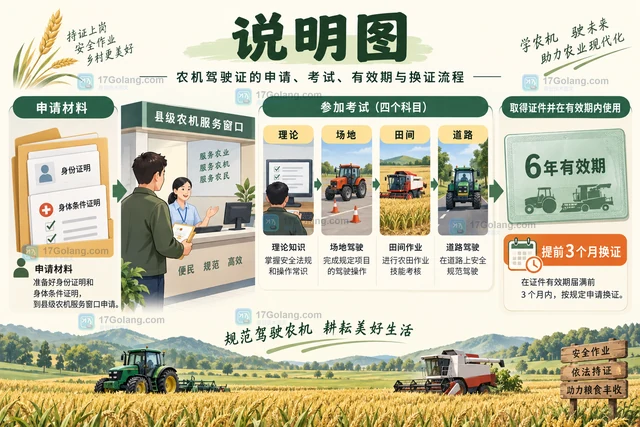 农业合作社使用农机驾驶操作证的核对要点
