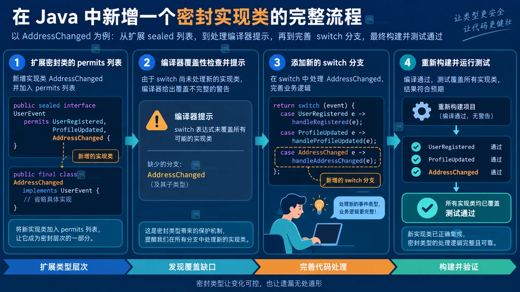 新增密封实现后经过重新编译和补充分支的变更影响流程图