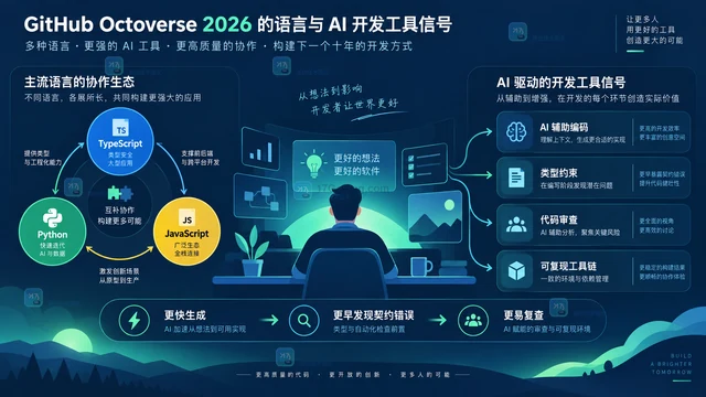 GitHub Octoverse 2026 透露的 AI 开发工具变化