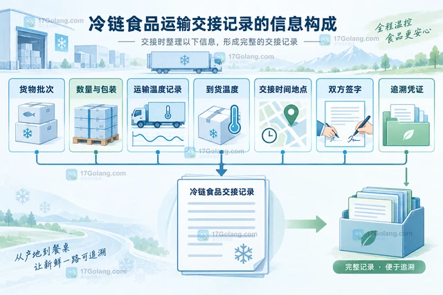 冷链食品运输交接时怎样整理温度记录