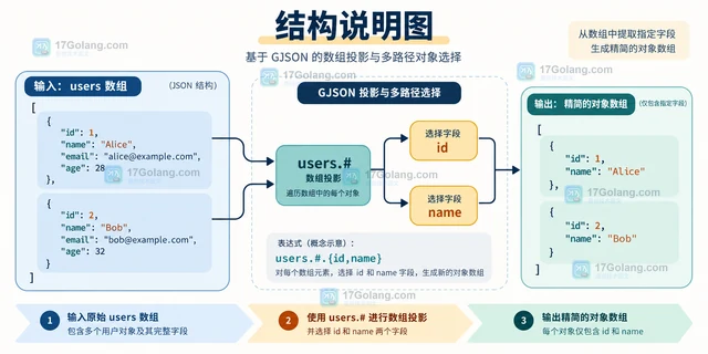 Go GJSON 怎么一次读取多个不同路径的值