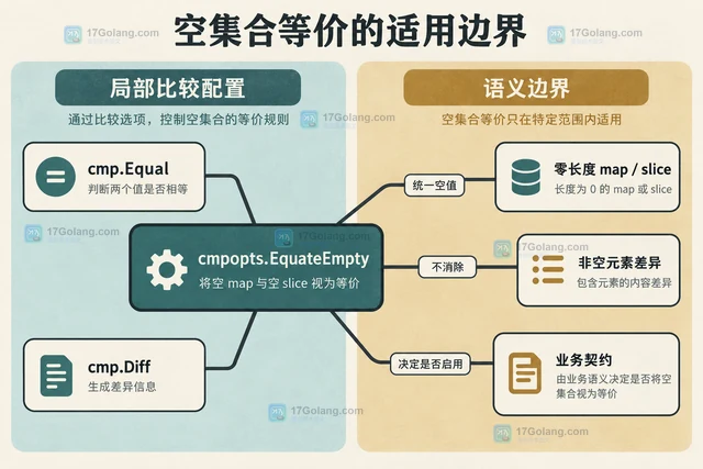 Go go-cmp nil 切片和空切片为什么比较不相等