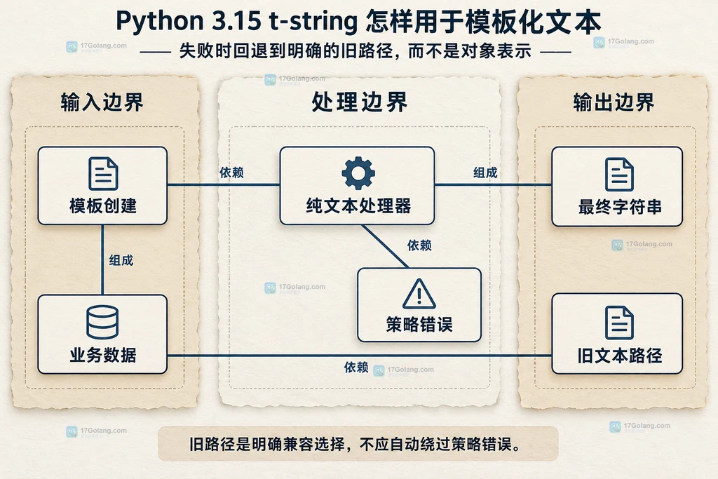 模板创建处理错误与旧文本回退的静态边界图