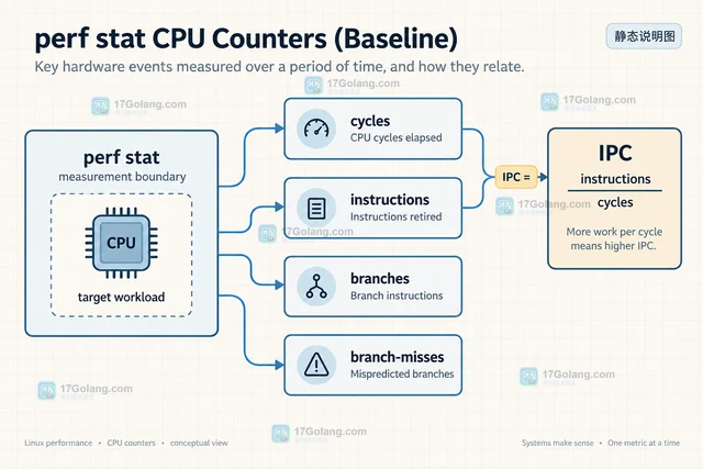 Linux perf stat 怎样先看 CPU 指标