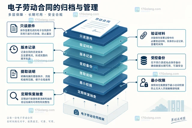 劳动合同电子签署后怎样保存证据