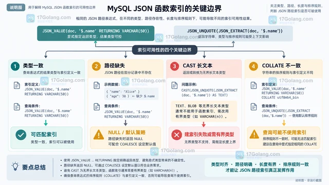 MySQL 函数索引怎样给 JSON 路径建立可用索引