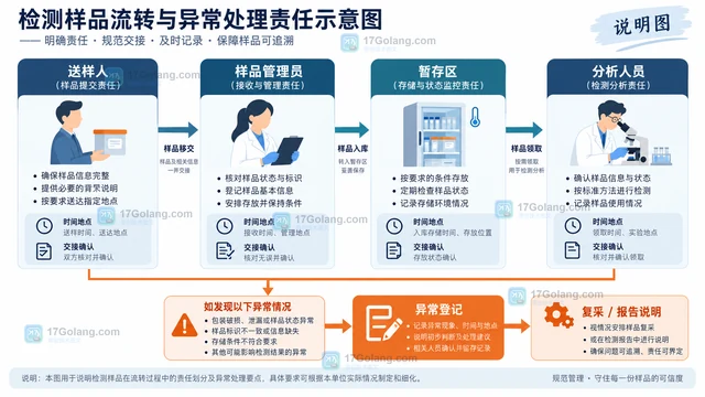 检测样品交接怎样记录完整链条