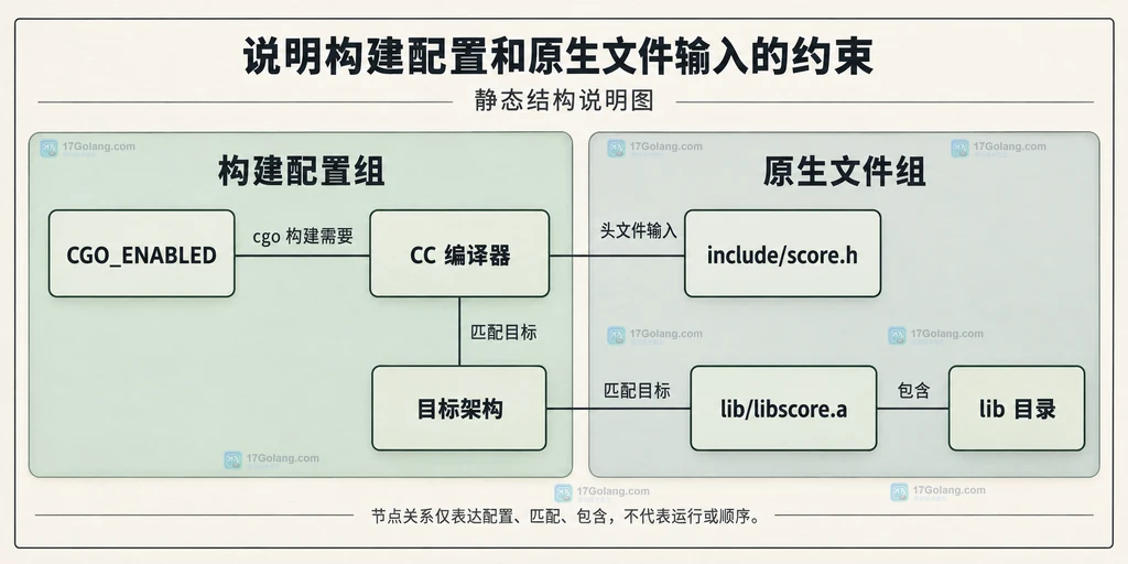 CI 的 cgo 开关、编译器与目标架构对原生文件输入的静态约束