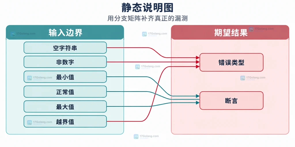 输入边界与错误类型断言的静态关系说明图