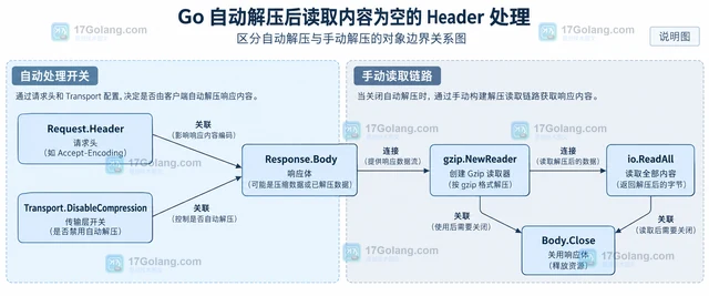 Go 自动解压后读取内容为空的 Header 处理
