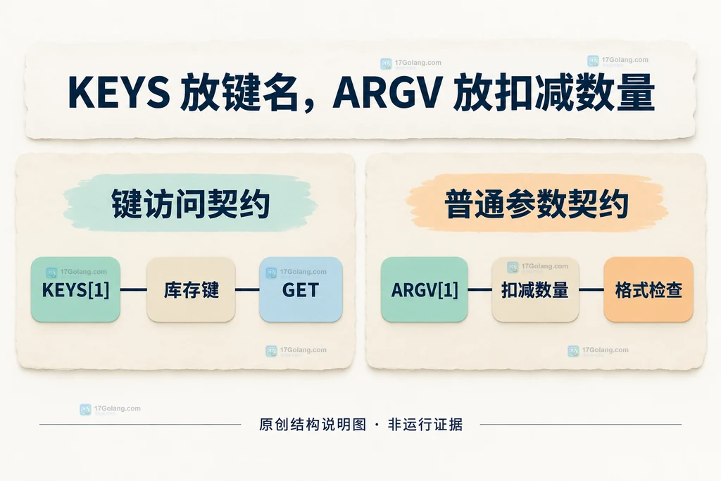 库存脚本的KEYS键名与ARGV数量参数关系