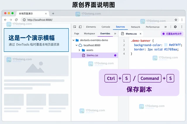 Chrome DevTools 怎样临时覆盖本地页面资源