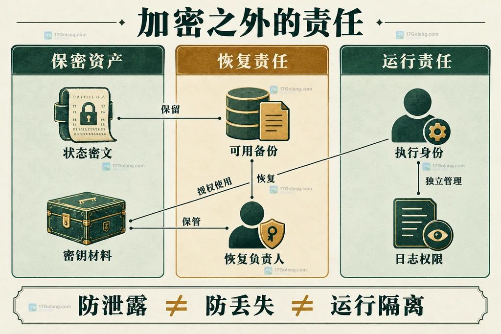 密文备份、密钥恢复和执行身份的独立责任