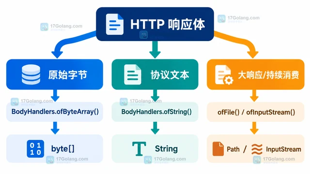 Java HttpClient 怎样按字节和字符串选择响应处理器