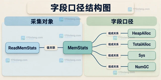 Go runtime 怎样读取进程内存统计快照