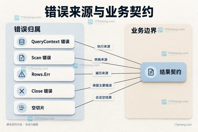 Go database/sqlRows.Next 返回 false 但 Err 为空怎么办