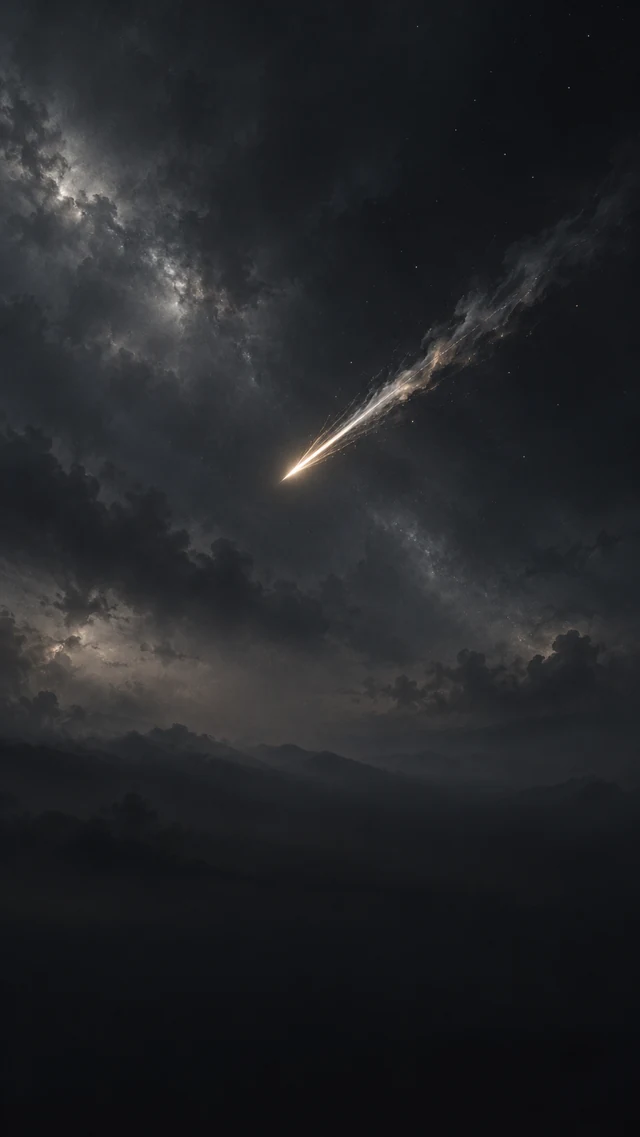 铅灰流星手机壁纸怎样把主体移出底部手势区