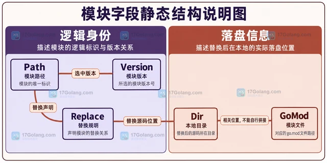 Go list -m -json 怎样读取模块元数据
