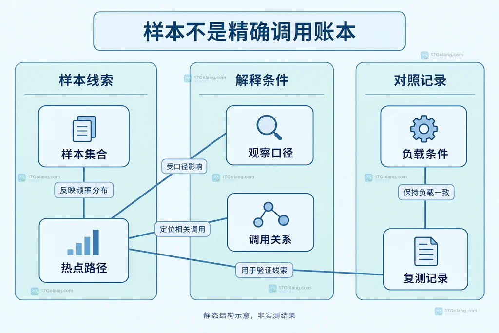 样本集合、热点路径与复测记录之间的静态依赖结构图