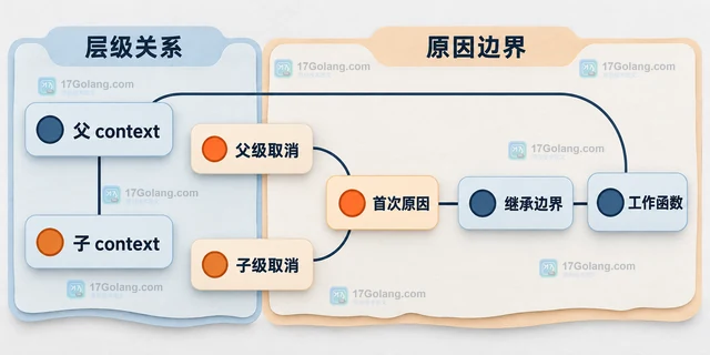 Go context 怎样传递可读取消原因