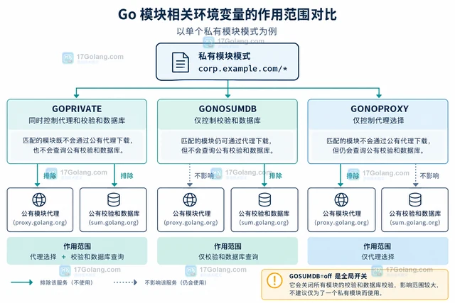 Go sumdb 为什么下载私有模块时报校验错