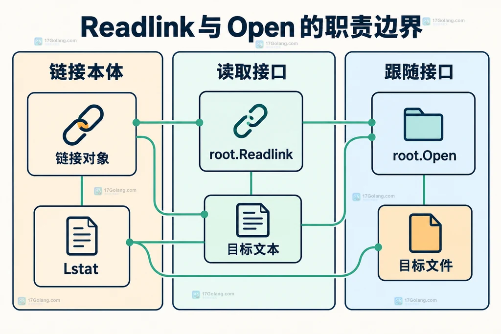os.OpenRoot、Root、相对路径、符号链接与越界路径的静态边界关系
