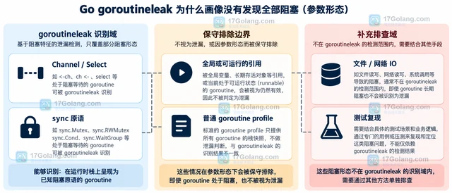 Go goroutineleak 为什么画像没有发现全部阻塞（参数形态）