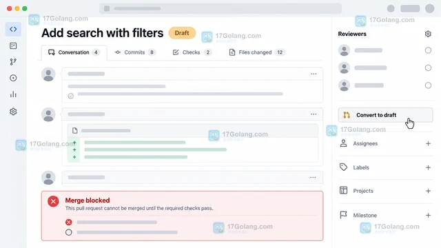 Draft Pull Request 怎样切换审查状态