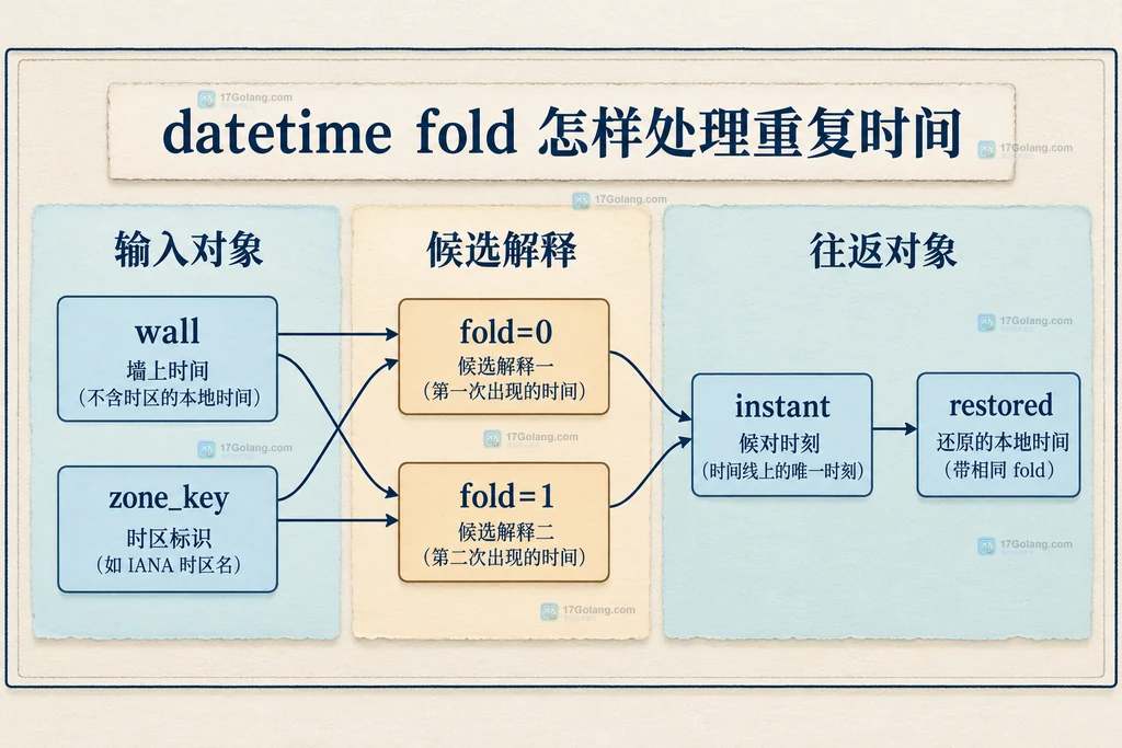 图1：wall、地区时区、两个 fold 候选与 UTC 映射的静态关系