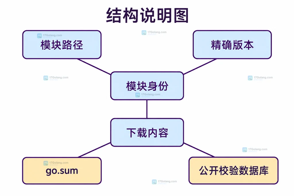 模块内容与校验信任记录结构说明图