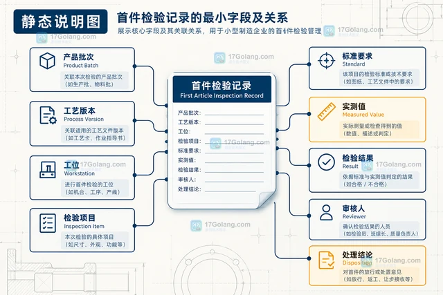 小型制造企业怎样整理首件检验记录