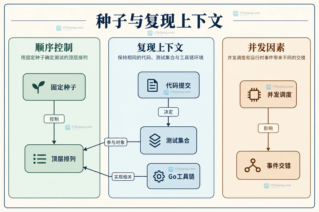 种子与测试集合代码版本及并发调度的关系