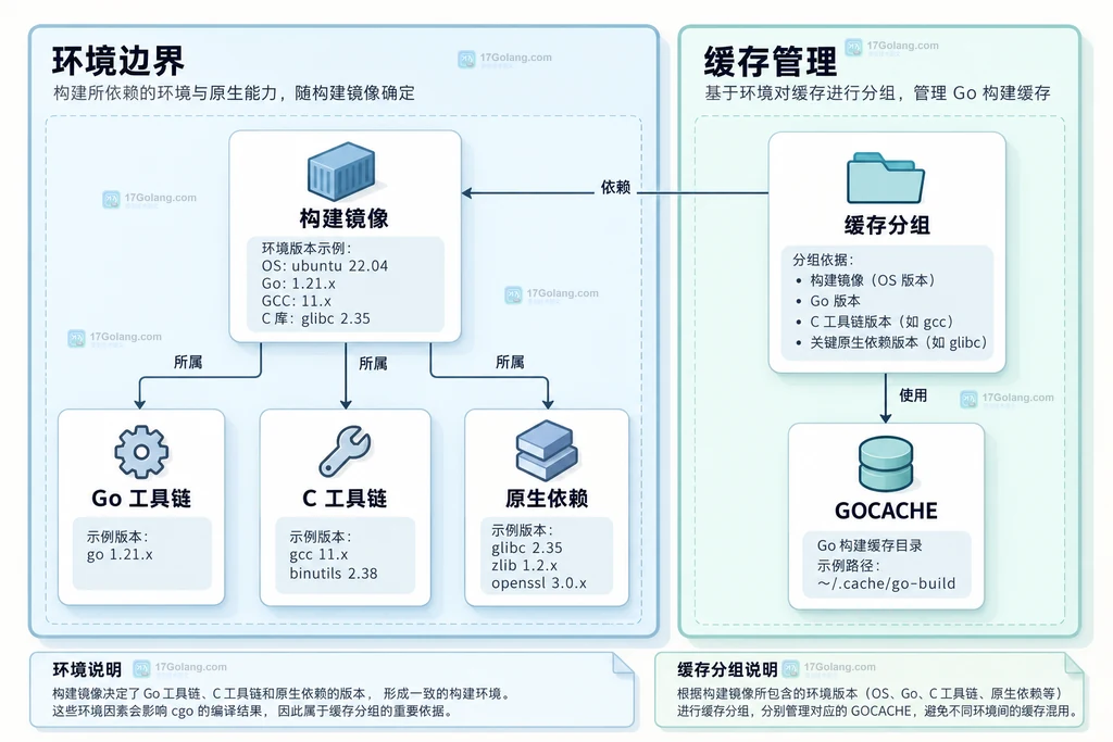 构建镜像与原生依赖及缓存失效策略的边界关系图
