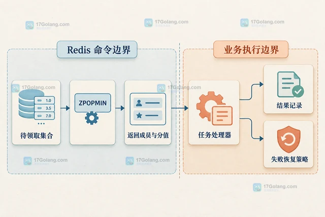Redis ZPOPMIN 怎样实现按分值取出任务