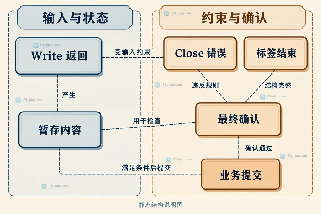 暂存内容与提交条件结构图