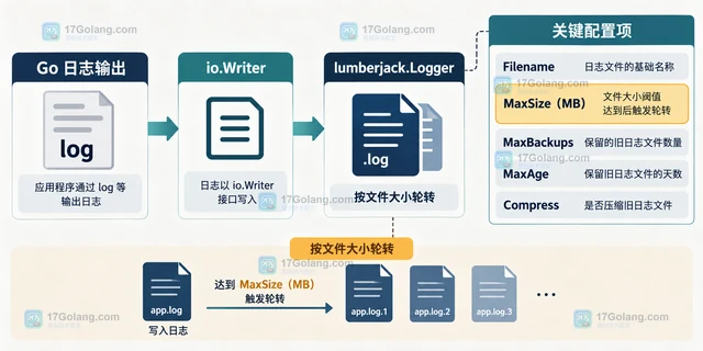 Go Lumberjack 怎样按文件大小配置日志轮转