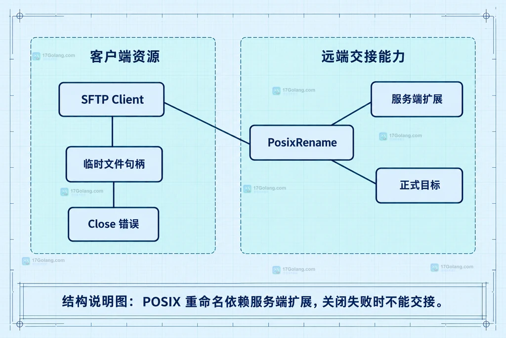 SFTP 客户端资源与重命名扩展依赖结构图