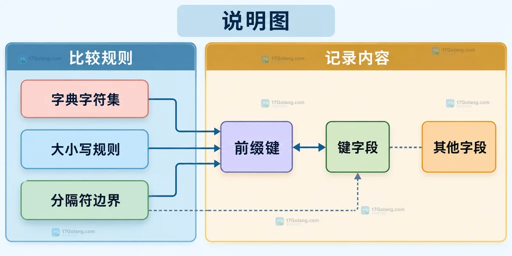 look 比较规则与记录字段边界说明图