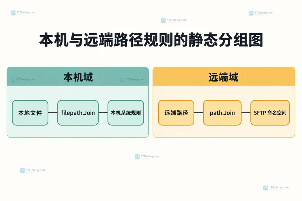 本机与SFTP路径规则的静态分组