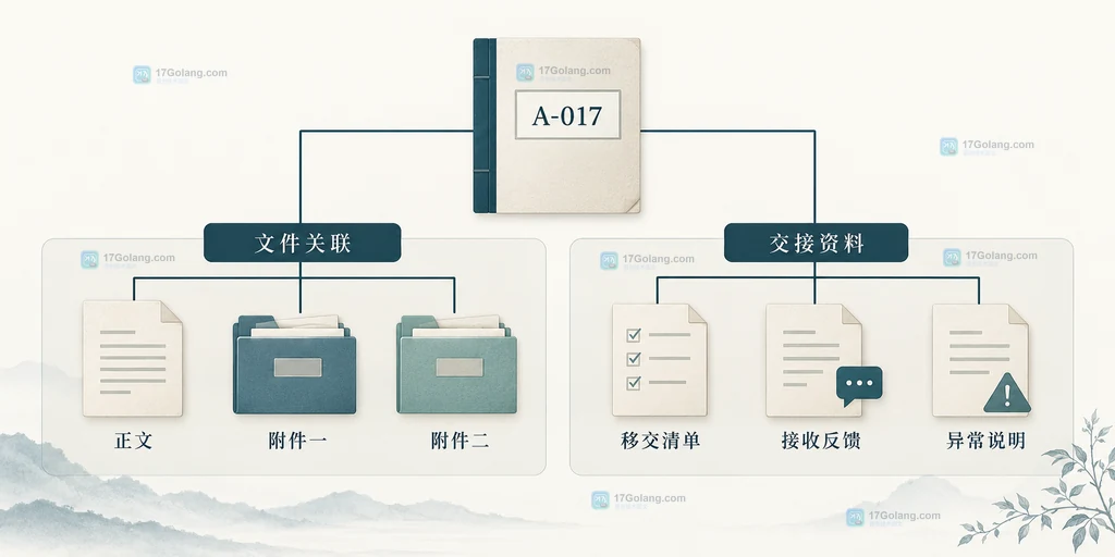 档案记录正文附件与关联清单对应