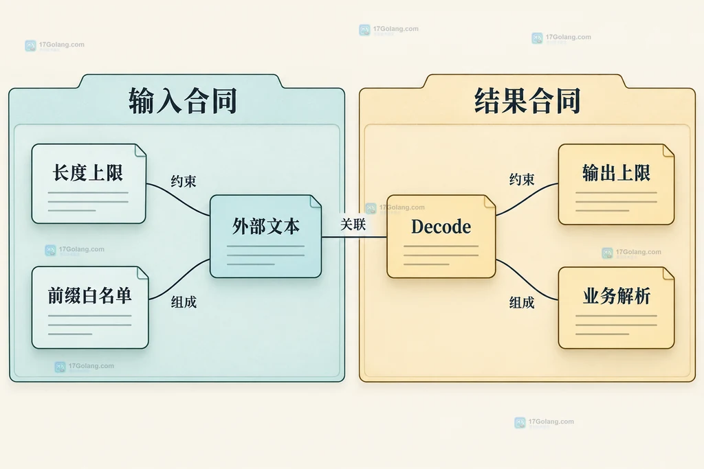 受限multibase解码的输入与结果合同
