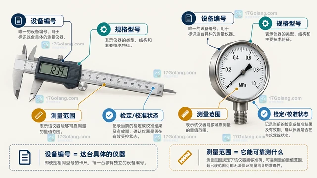 工厂计量器具台账为什么要同时登记量程与设备编号