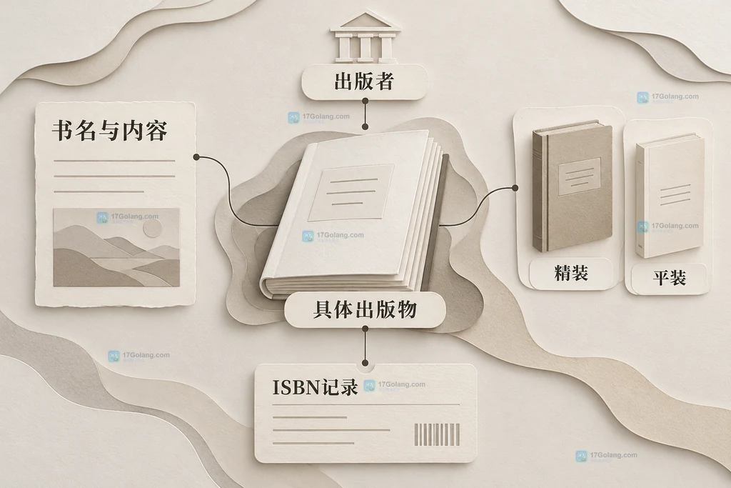 说明图：按装帧、格式、正文变化和价格变化判断ISBN是否变化