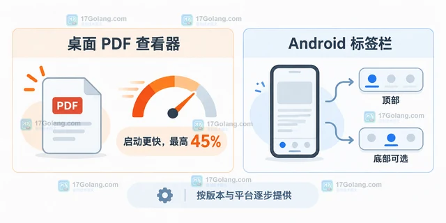 Firefox 新路线说明中PDF打开性能与移动标签有哪些变化