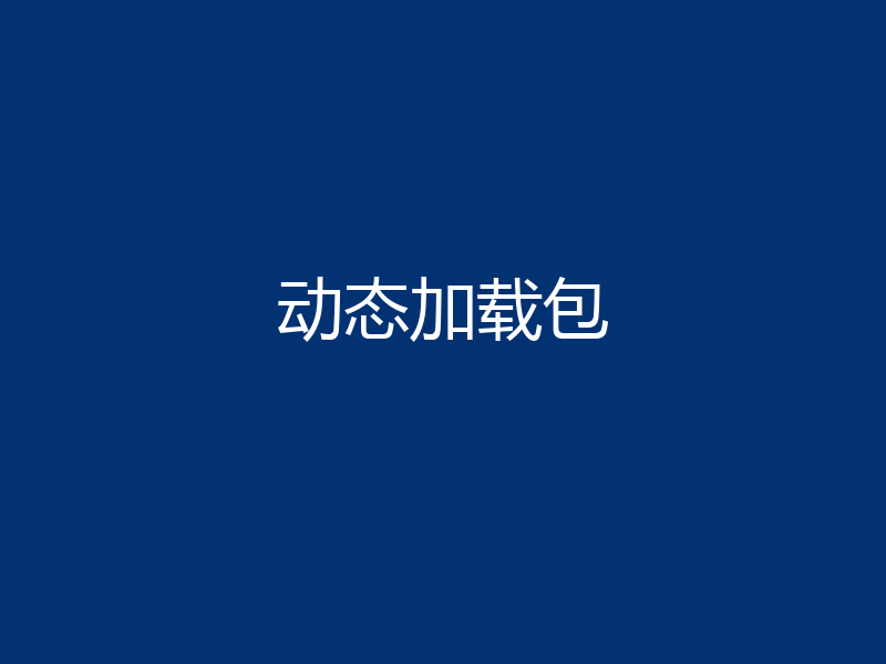 动态加载包