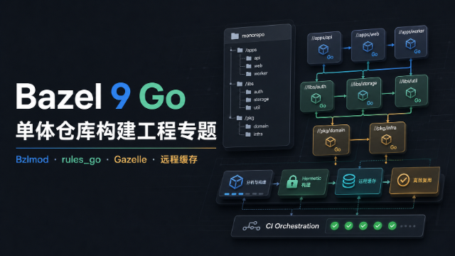 Bazel 9 与 Go 单体仓库构建工程专题