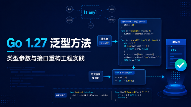 Go 1.27 泛型方法与类型参数工程专题