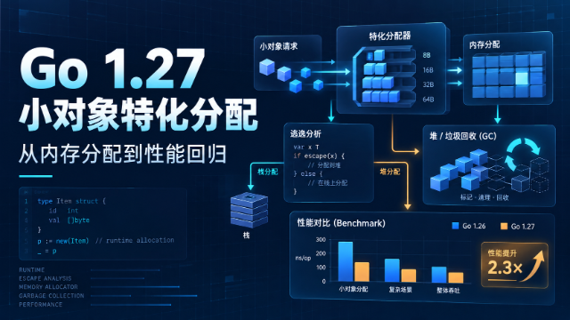 Go 1.27 小对象特化内存分配与性能工程专题