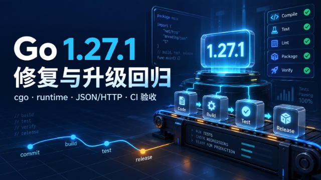 Go 1.27.1 修复与升级回归工程专题