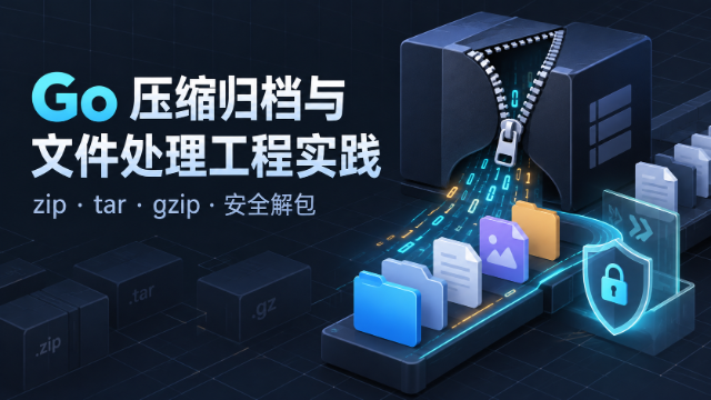 Go 压缩归档与文件处理工程实践专题